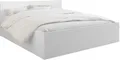 MIRJAN24 Doppelbett Tokyo 160, Bett mit Lattenrost, Bettgestell, Klassische-Bett (Farbe: Alpinweiß, Größe: 180x200 cm)
