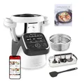 Moulinex Companion XL Multifunktions-Kochmaschine, 4,5 l, 14 Betriebsmodi, 1550 W, unbegrenzte Rezepte, leise, Schiefergrau HF80C800