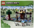 LEGO Minecraft 21261 Wolfsfestung Spielset mit Wolfkopf-Tor 3 Minifiguren 312tlg