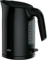 Braun Wasserkocher WK 3100 BK | 1,7 Liter | 2.200 Watt | Schnellkochsystem | Kalkfilter | 360°-Sockel | Schwarz