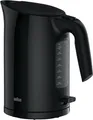 Braun WK 3100 BK Wasserkocher 1,7L 2200W Edelstahl Schwarz Kalkfilter