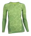STARK SOUL Damen Seamless Funktionsunterwäsche, Thermo Unterwäsche, Langarm Shirt, Grün, Gr. L/XL