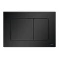 TECEnow WC-Betätigungsplatte 9240407 schwarz matt, für Zweimengentechnik