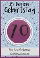 70. Geburtstag - Glückwunschkarte im Format 11,5x17cm mit Umschlag - Perleberg
