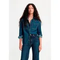 Levi's® Jeansbluse TEODORA WESTERN SHIRT mit Druckknöpfen blau XS (34)