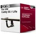 Anhängerkupplung abnehmbar für VW Caddy III / Life 03.2004-04.2015 inkl. EBA top