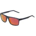 Nike FIRE P FD1818 Herren-Sonnenbrille Vollrand Eckig Kunststoff-Gestell, grau