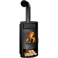 Justus Island Aqua Kaminofen Stahl Schwarz 10 kW wasserführend