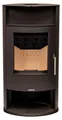 Justus wasserf. Kaminofen | Island Aqua 2.0 |10 kW| Stahl Schwarz