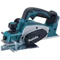 Makita Akku-Elektrohobel Makita Akku-Hobel DKP180Z 82mm, 18Volt, (ohne Akku und Ladegerät) blau