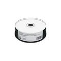 MediaRange CD-R 900MB|100min 48-fache Schreibgeschwindigkeit, vollflächig bedruckbar (Tintenstrahldrucker), 25er Cakebox