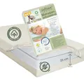 Softsan Encasing für Matratzen aus Bio Baumwolle | bis 25 cm Höhe | Schutzbezug für Allergiker| Anti Milben Schutzbezug | Weltneuheit | Viele Größen (80 x 200 x 25 cm)