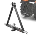 VEVOR 3-Punkt-Anhängerkupplung mit 5,08 cm Empfänger, 3-Punktaufnahme, 2721 kg, Traktor-Anhängerkupplungsadapter, kompatibel mit Kubota, Mahindra