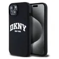 DKNY DKHMN61SNYACH iPhone 11 / Xr 6.1" czarny/black hardcase Liquid Silicone White Printed Logo MagS (Apple iPhone 11, Apple iPhone XR) (1714462325)