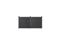 Home Deluxe WPC Sichtschutzzaun CALLADO - 2 x Element + 3 x Pfosten