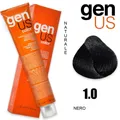 Professionelle Haarfarbe 1.0 Genus Permanente Färbecreme 100Ml