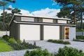 Nordic Holz Garage HAWAII, BxT: 820x579 cm, 205 cm Einfahrtshöhe, mit Sektionaltor