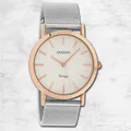 Oozoo Damen Armbanduhr Timepieces Analog Metall silber UOC9991A