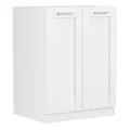 VCM Küchenschrank | Maße ca. H. 82 x B. 60 x. T. 46 cm | Unterschrank mit zwei Drehtüren im Landhaus Stil | Küchenmöbel – Colura