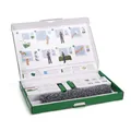 Unger Germany GmbH UNGER ErgoTec 2in1 Starter Glasreinigungs-Set, 2-teilig, Fensterreiniger Set für eine gründliche Fenster- und Glasreinigung, 1 Set = Fensterwischer & Einwascher AK011A