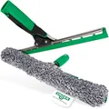 UNGER ErgoTec Profi Fensterreiniger 2in1 Starter-Kit – Profi Fensterputzer Set mit 35 cm Profi Fensterabzieher & Fensterwischer, streifenfreies Fensterputzen und professionelle Glasreinigung