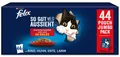 FELIX Katzenfutter Nassfutter - Fleisch & Geflügel Mix in Gelee - 44 x 85g