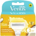 Gillette Venus Comfortglide Ersatzklingen für den Damenrasierer Coconut plus Olay 3 Klingen (3 x) (1281422)