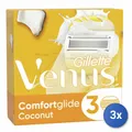 3x Gillette Ersatzteil Venus Lady 3 Stücke Kokosnuss Made IN Italy