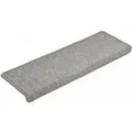 VidaXL Teppich-Treppenstufen 15 Stk. 65x21x4 cm Hellgrau