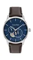 Calvin Klein Automatik-Uhrwerk für Herren mit Braunes Lederarmband - 25200075