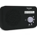 TechniSat VIOLA 2 | tragbares 1 Watt DAB+ Radio mit LC-Display - Schwarz
