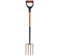 PROREGAL® Spatengabel Dunggabel Mistgabel Mistforke Heugabel Streugabel 1200 mit D -Griff