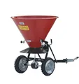 Streuwagen STW 100, 105 l, Feuerrot Streubreite 6m Sand/Salz Gabelstapler