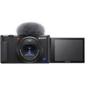 Sony ZV-1A Kompaktkamera, mit 3 Zoll Display, 2,7x optischer Zoom, 1'' Sensor, WLAN, Bluetooth, 4K, 20 MP