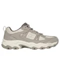 Skechers Damen Sneakers Stamina at Grau | Bequeme, Robuste Freizeitschuhe mit Schnürung und Gepolsterter Sohle | Größe 38 EU