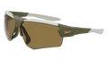 Nike Sonnenbrille NIKE CLOAK DUO E EV24037  223 grün Braun Herren