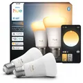 2x E27 LED Smart White Ambiance Bulb