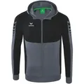 Erima Trainingsjacke Six Wings Trainingsjacke Mit Kapuze grau|schwarz 3XL