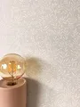 Newroom Tapete Beige Vliestapete Zweige - Vintage Floral Weiß Blätter Blumentapete Romantisch Blättermuster Zweige inkl. Tapezier-Ratgeber