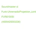 Soundmaster si Funk-UhrenradioProjektion,Jumbo-Display,Temparatur-Anz. FUR6100SI