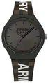 Superdry Herren Analog Quarz Uhr mit Silikon Armband SYG251E