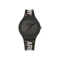 Superdry Herren Analog Quarz Uhr mit Silikon Armband SYG251E