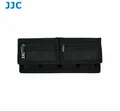 JJC BC-P4 Battery Schutzhüllen holds 4 DSLR batteries and 4 SD/XQD/CF cards