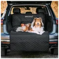 Rudelkönig Kofferraumschutz gesteppt Autoschondecke Hundedecke mit Ladekantenschutz wasserfest robust Auto