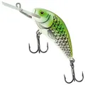 Salmo Hornet Wobbler, Salmo Farben:Olive Hot Spot, Länge/Gewicht/Laufverhalten/Tauchtiefe:4cm / 3g / schwimmend / 1.5-3.1m