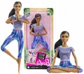 BARBIE MADE TO MOVE GYMNASTIST DOLL blue outfit GXF06 Mattel