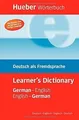 Hueber Wörterbuch Learners Dictionary: Deutsch als Frem... | Buch | Zustand gut