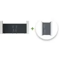 Casanoov - Pack Schiebetor 4 M Veleta 400 X 160 Cm + Tor Veleta 100p160 Cm Grau