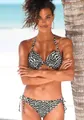 LASCANA Push-Up-Bikini-Top Clara, mit geknotetem Top