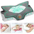 Orthopädisches Memory Foam Kissen Seitenschläfer Kopf Schlafkissen Nackenschm...